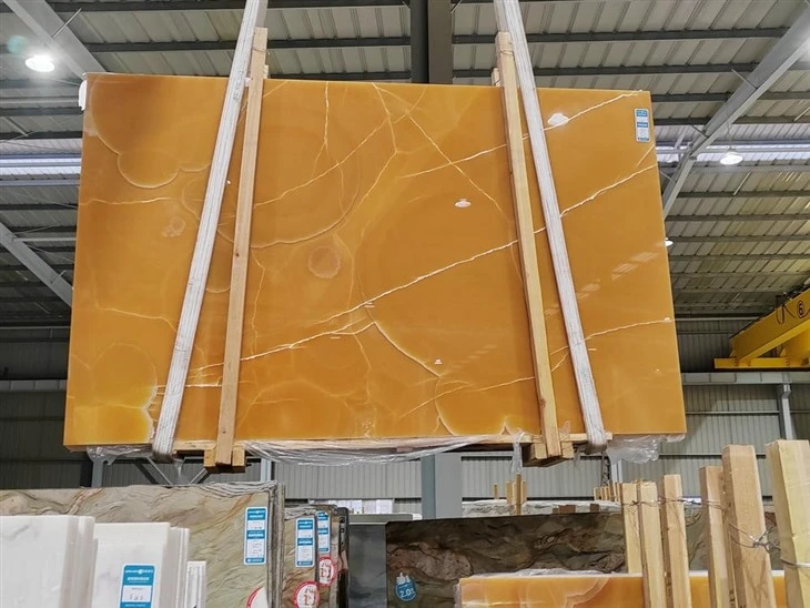 Yellow Jade Onyx Slab For Feature Walls suppliers